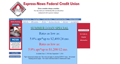 Desktop Screenshot of enfcu.org